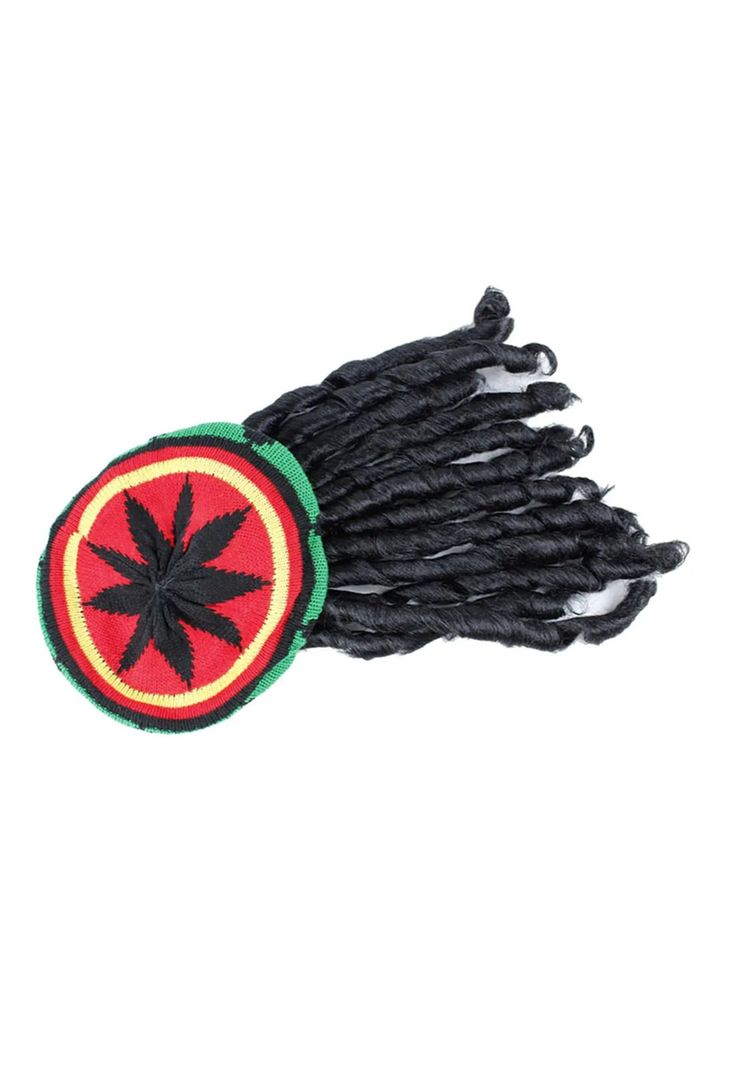 Gorro Reggae Bob Marley Con Peluca Cotillon Disfraz-2