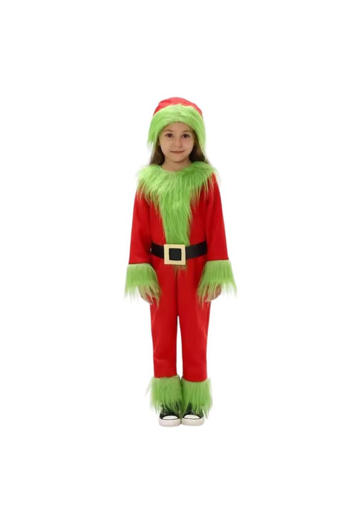 Disfraz Infantil El Grinch Navidad-0