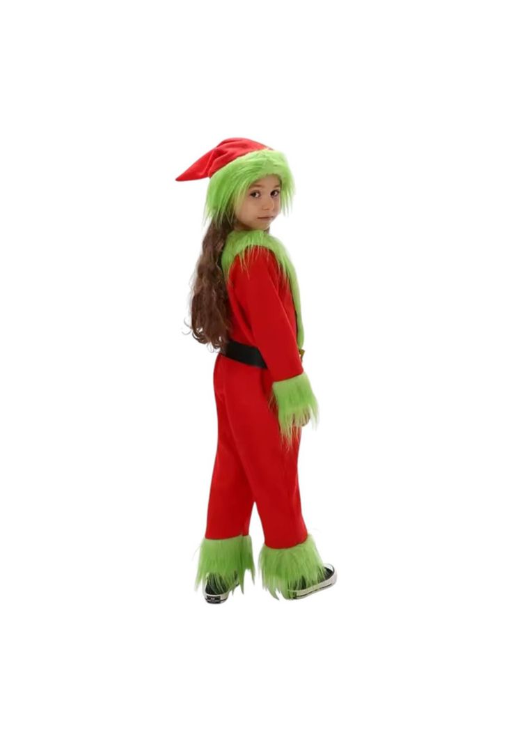 Disfraz Infantil El Grinch Navidad-2