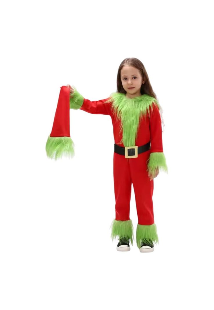 Disfraz Infantil El Grinch Navidad-4