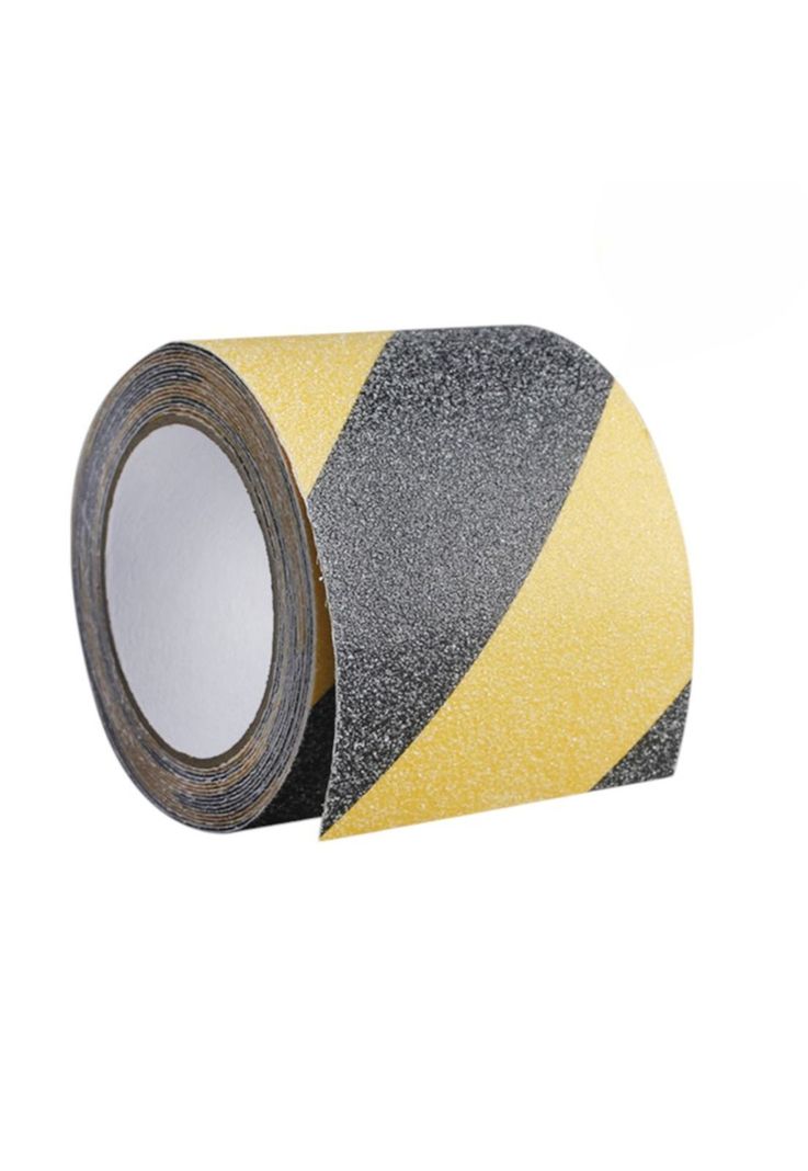 Cinta Antideslizante Amarilla y Negra 50 mm x 5 mts Amarilla-0