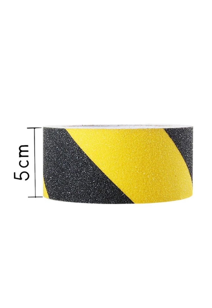 Cinta Antideslizante Amarilla y Negra 50 mm x 5 mts Amarilla-1