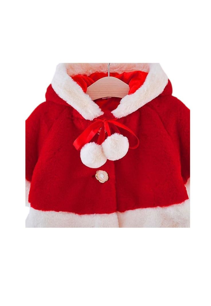Disfraz Infantil Abrigo Capa Navideño Pascuero-1