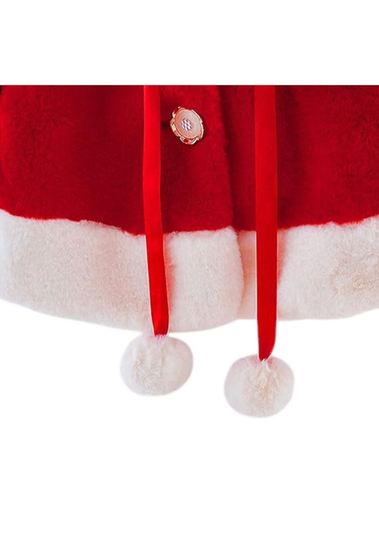 Disfraz Infantil Abrigo Capa Navideño Pascuero-2