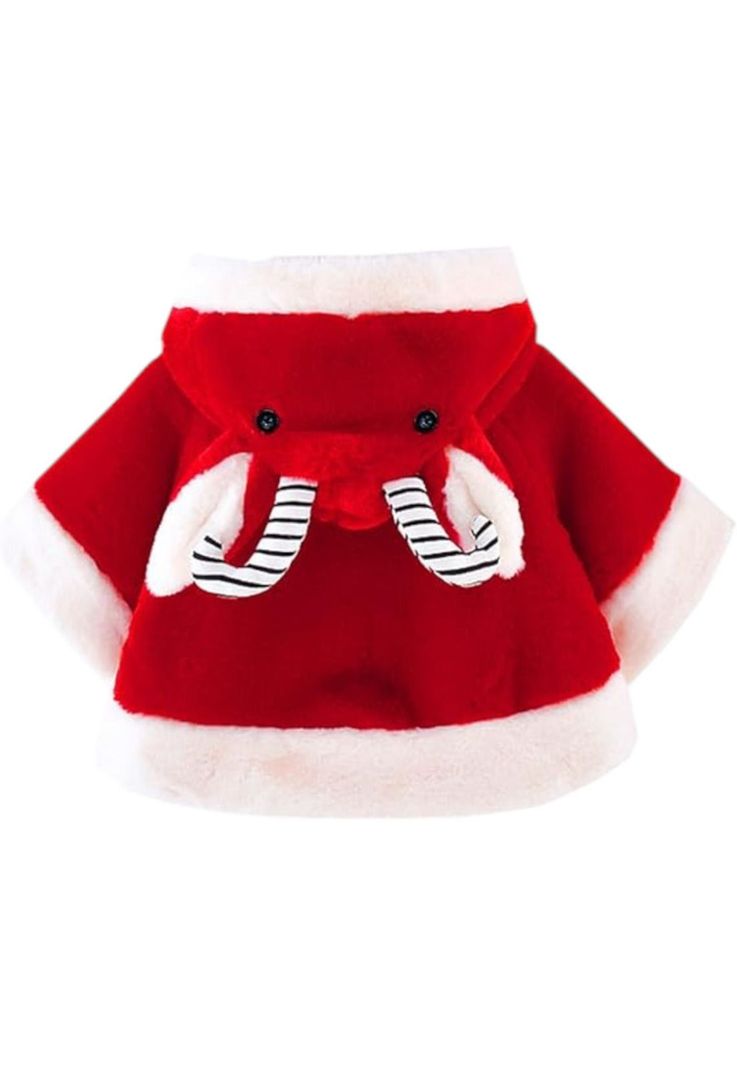 Disfraz Infantil Abrigo Capa Navideño Pascuero-3