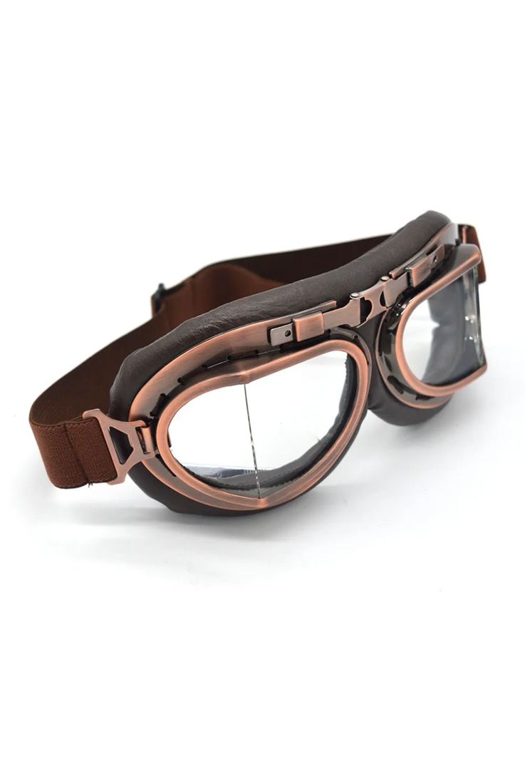 Cosplay Gafas De Moto Vintage Piloto Steampunk-2