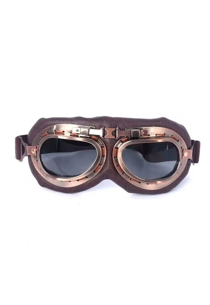 Cosplay Gafas De Moto Vintage Piloto Steampunk-4