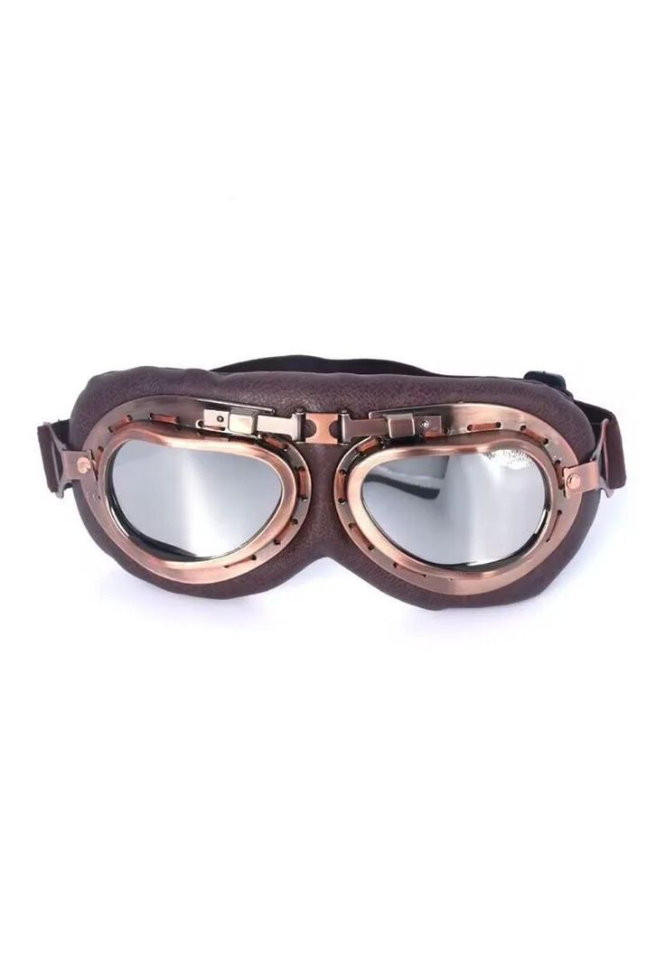 Cosplay Gafas De Moto Vintage Piloto Steampunk-6