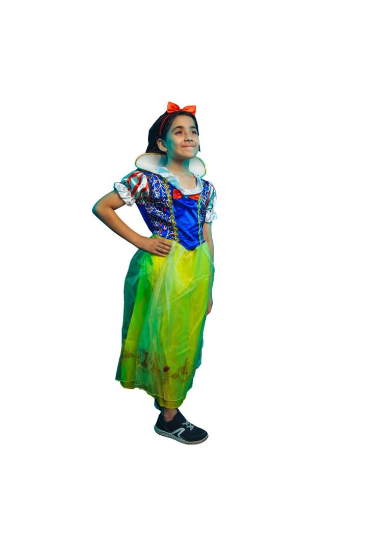 Disfraz Infantil Blanca Nieves Disney Pelicula Niñas Cuento-0