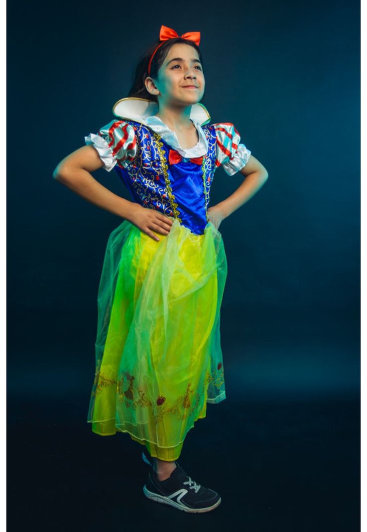 Disfraz Infantil Blanca Nieves Disney Pelicula Niñas Cuento-1