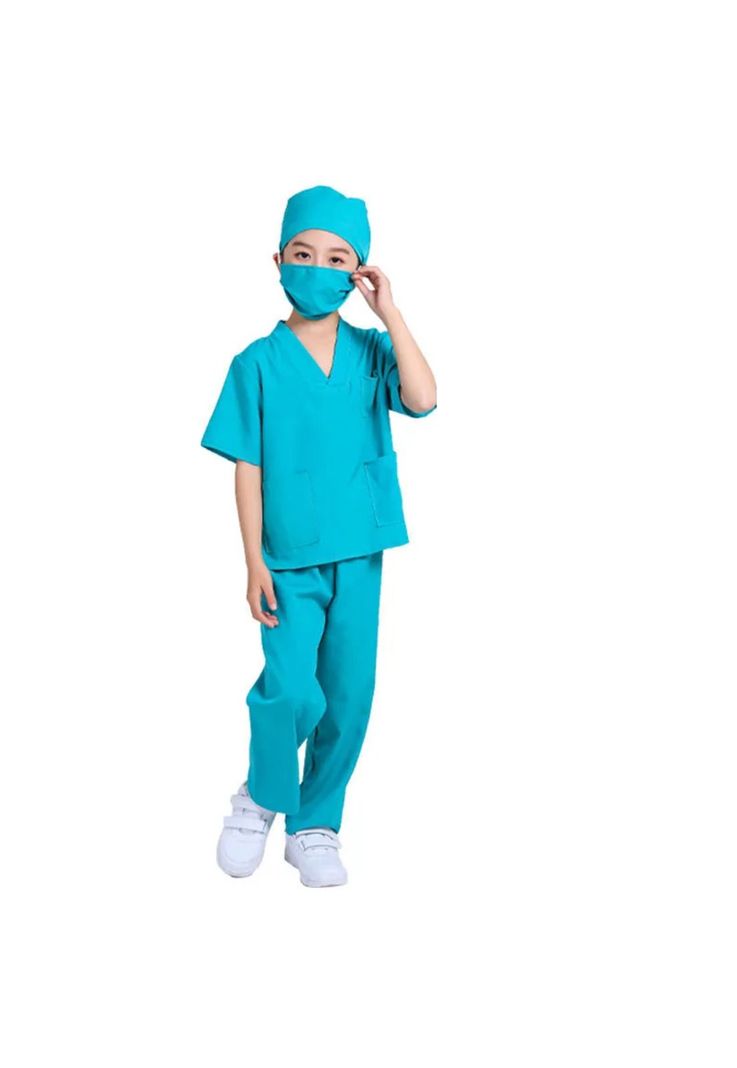 Disfraz Trajes De Doctor Cirujano Niño Cosplay-0