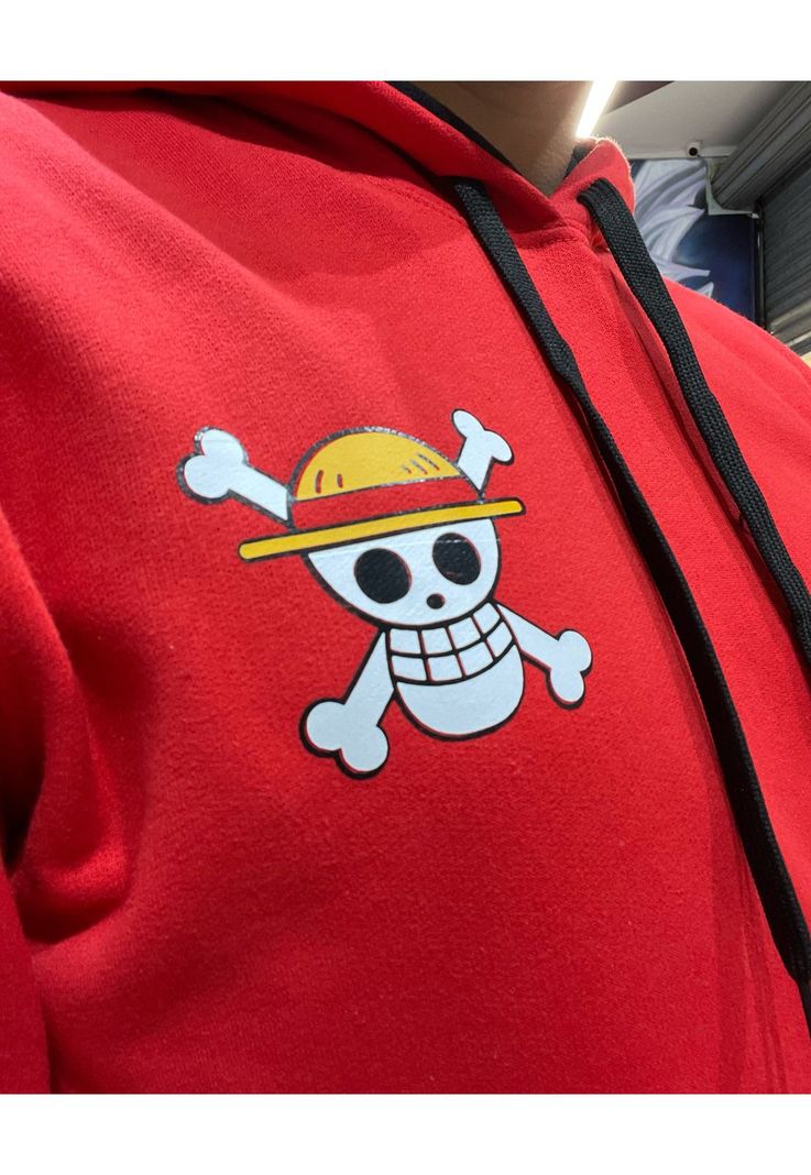 Poleron Capitan Monkey D Luffy One Piece-2