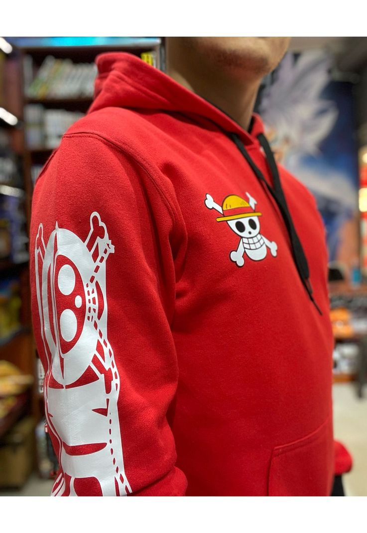 Poleron Capitan Monkey D Luffy One Piece-7