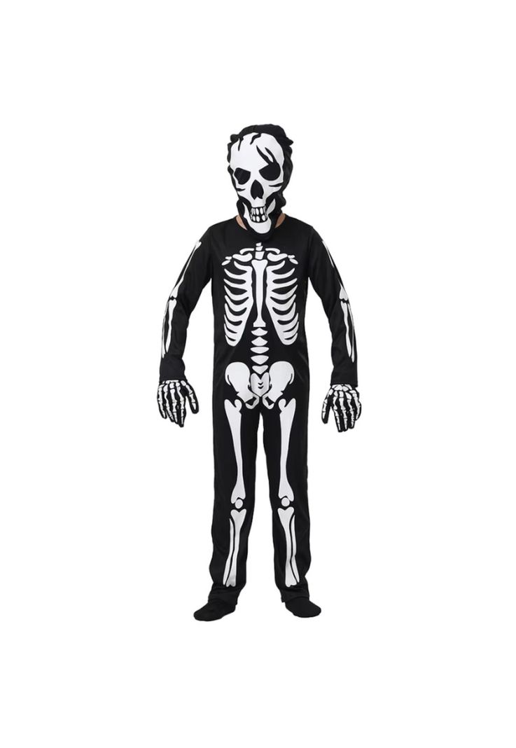 Disfraz Esqueleto Brillante Huesos Halloween-0