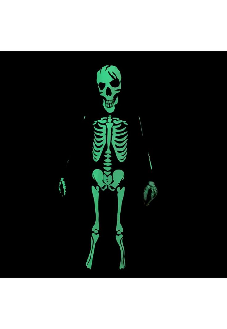 Disfraz Esqueleto Brillante Huesos Halloween-3