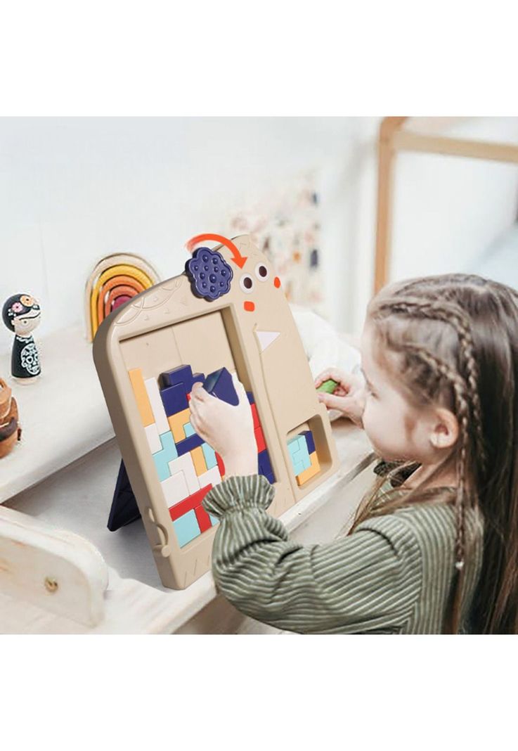 Juguete Tetris Rompecabezas Elefante para Niños-3