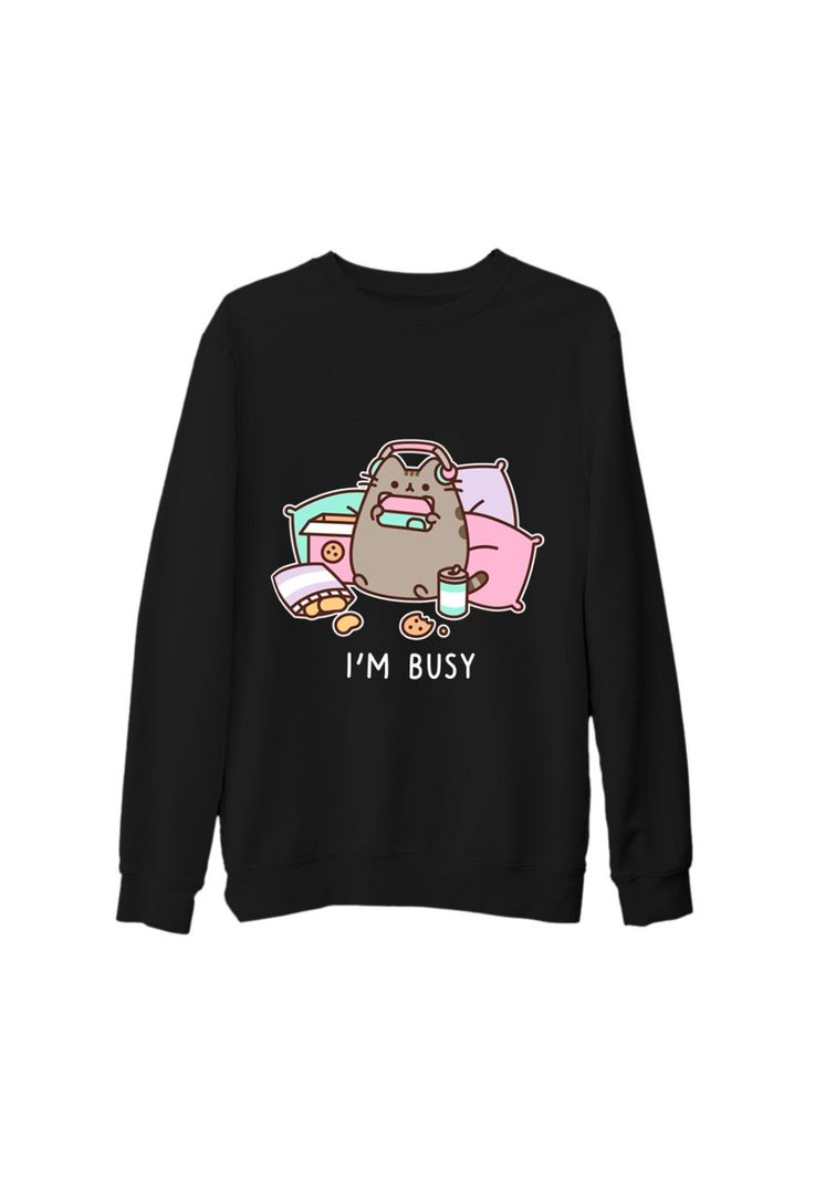 Poleron Polo Gato Pusheen para Mujer
