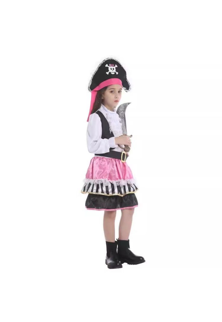 Disfraz Pink Pirata Niña -1