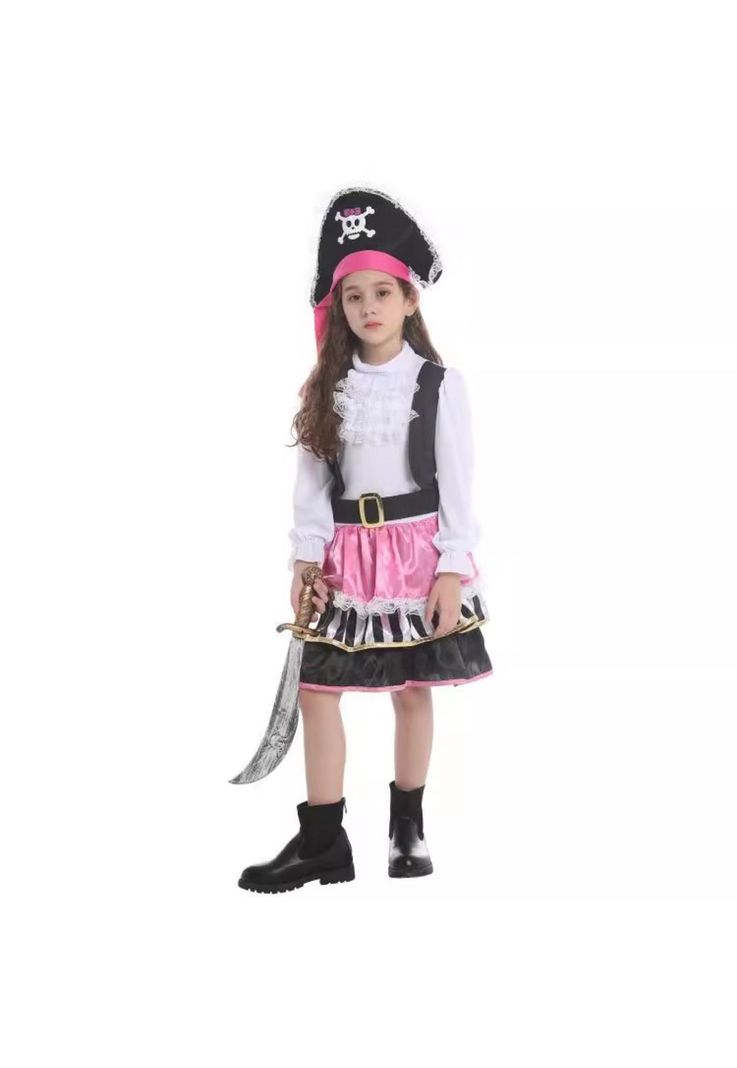 Disfraz Pink Pirata Niña -2