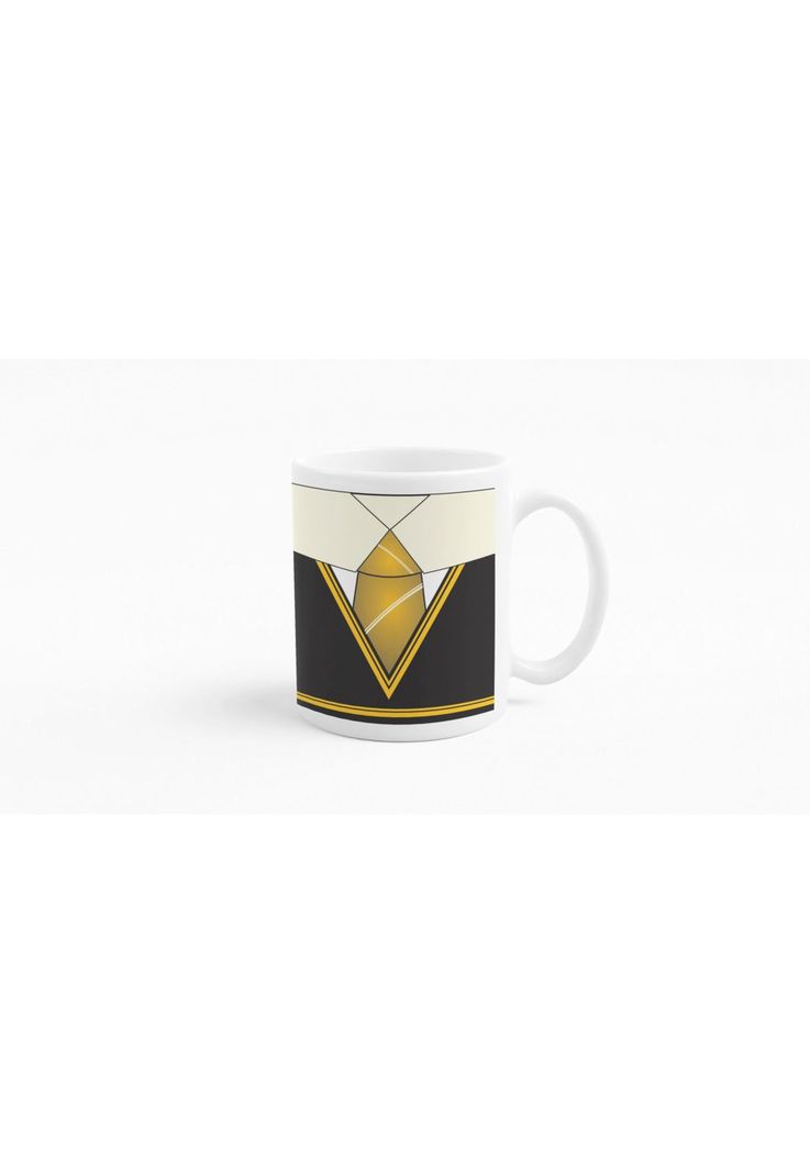 Tazones tazas blancas Casa Hufflepuff - Harry Potter-2