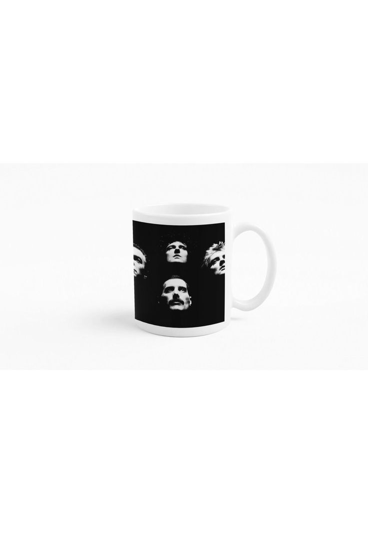 Tazones tazas blancas Queen Bandas de Rock-2