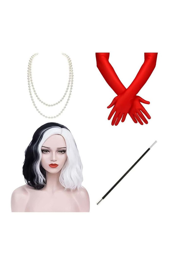 Accesorios Cosplay Cruella De Vil Disfraz Película Disney-0