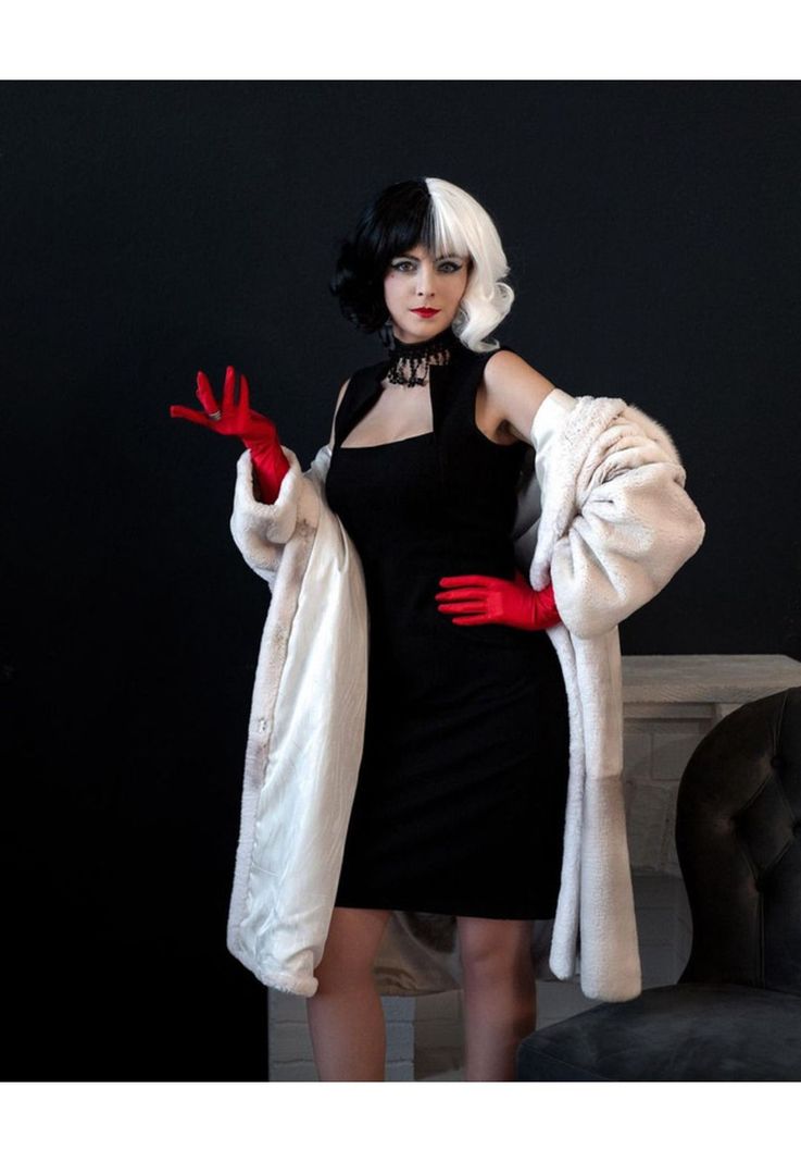 Accesorios Cosplay Cruella De Vil Disfraz Película Disney-3