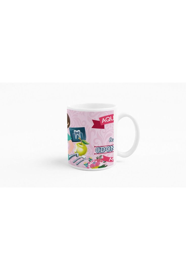 Tazones tazas blancas Para el Odontologa Personalizado-2