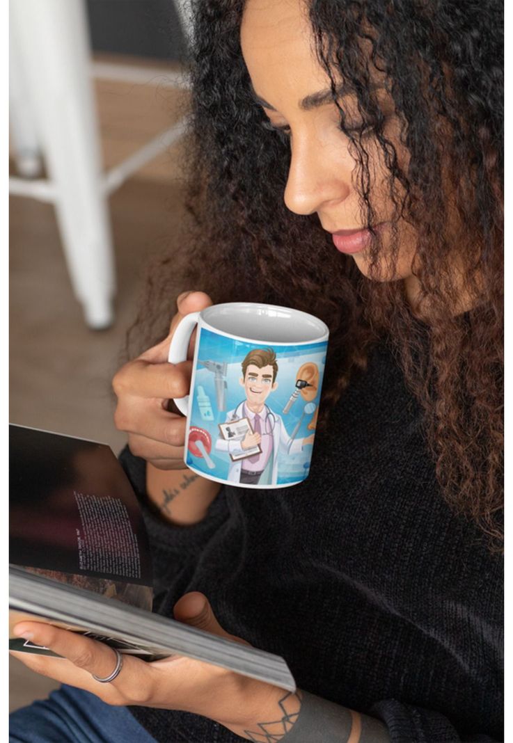 Tazones tazas blancas Para Fonoaudiologo Personalizado-1