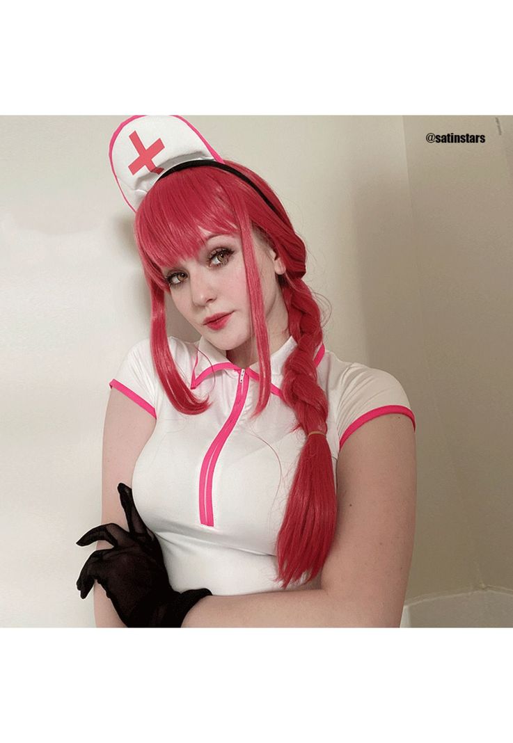 Cosplay Makima Enfermera Chainsaw man-4