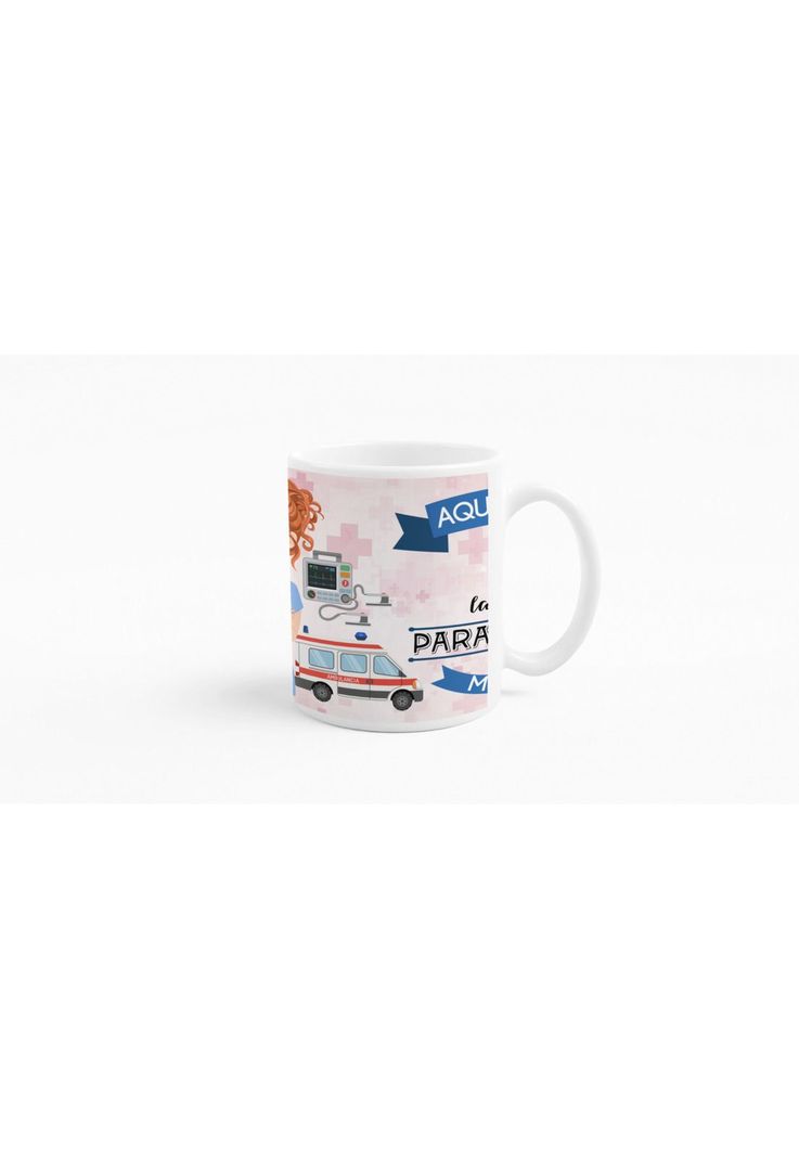 Tazones tazas blancas Para el Paramedica Personalizado-2