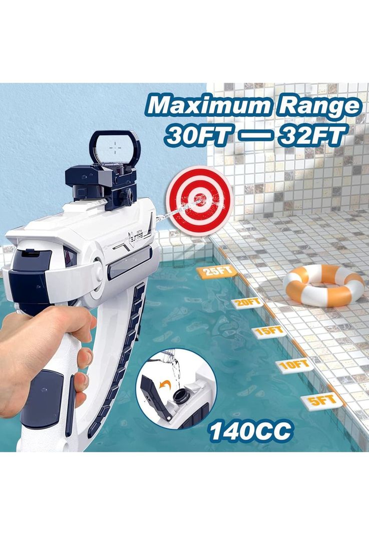 Pistola de Agua Premium con Mira Electrica-2