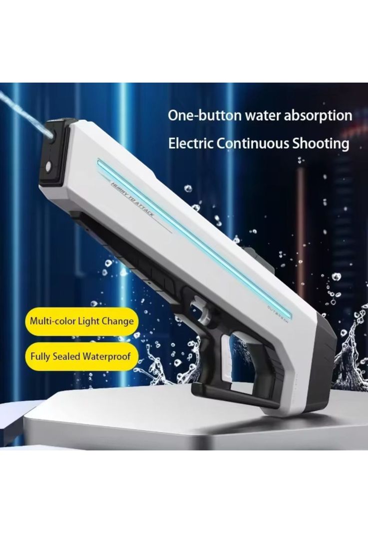 Pistola Agua Electrica Automática Verano Premium-4