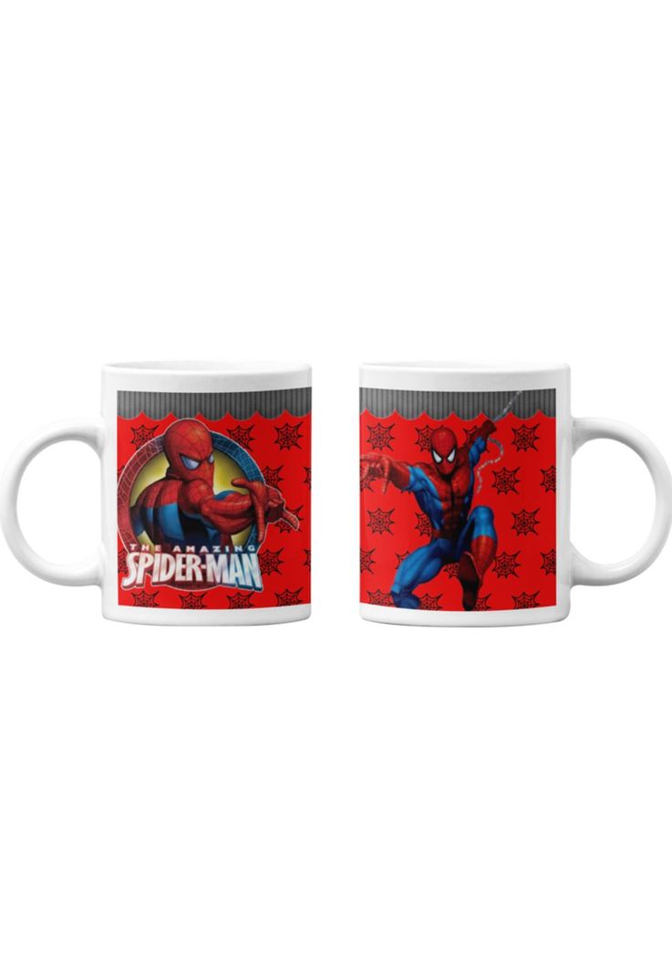 Tazones tazas blancas El Increible Hombre Araña Spiderman-0