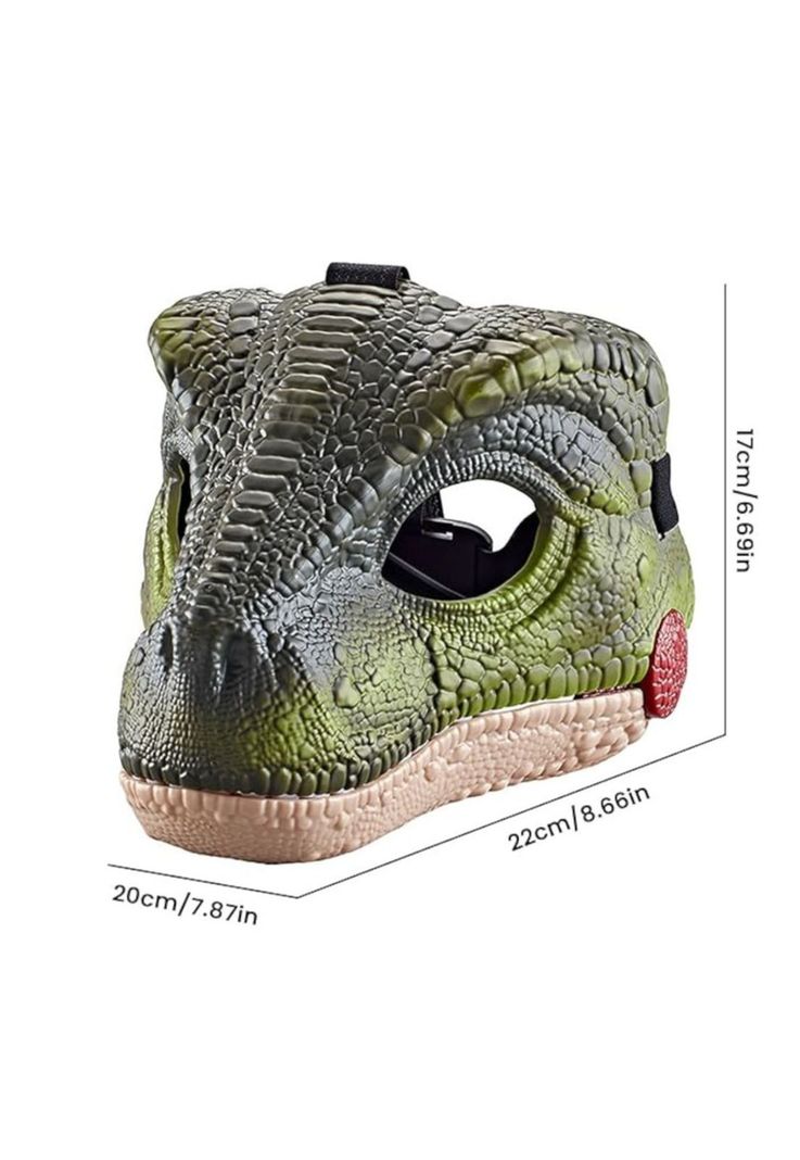 Mascara Infantil De Dinosaurio Luz Sonido Y Movimiento Boca-1