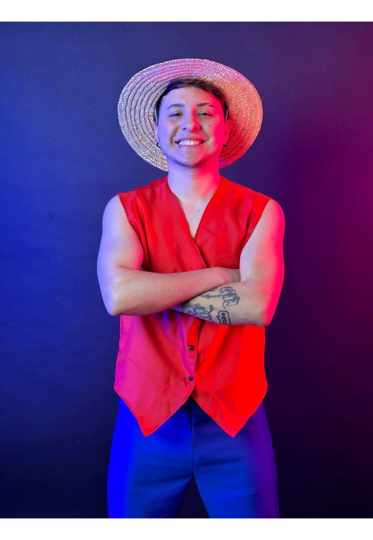 Disfraz Monkey D Luffy + Sombrero Incluido - Disfraz One Piece-8