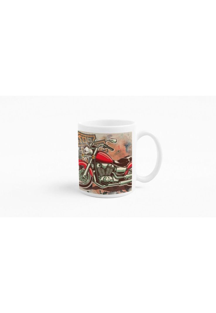Tazones tazas blancas Harley Davidson Vintage-2