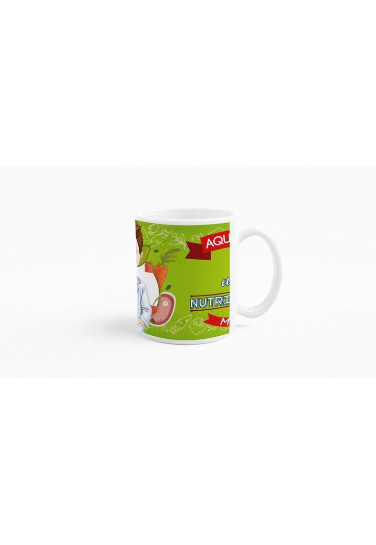 Tazones tazas blancas Para el Nutricionista Personalizado-2