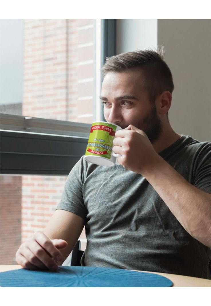 Tazones tazas blancas Para el Nutricionista Personalizado-3