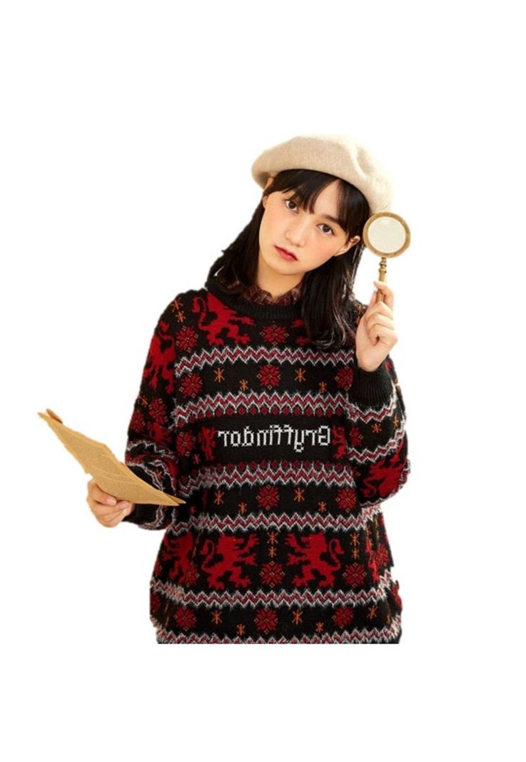 Sweater Mujer Gryffindor Harry Potter Chaleco-0