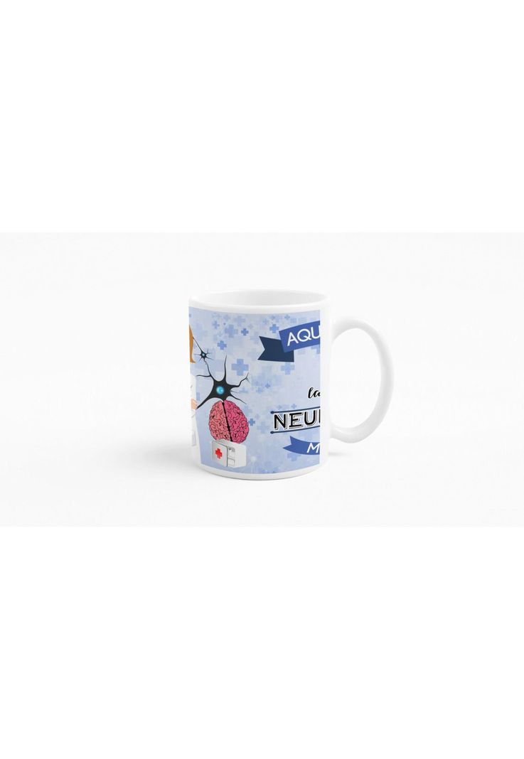 Tazones tazas blancas Para Neurologa Personalizado-2