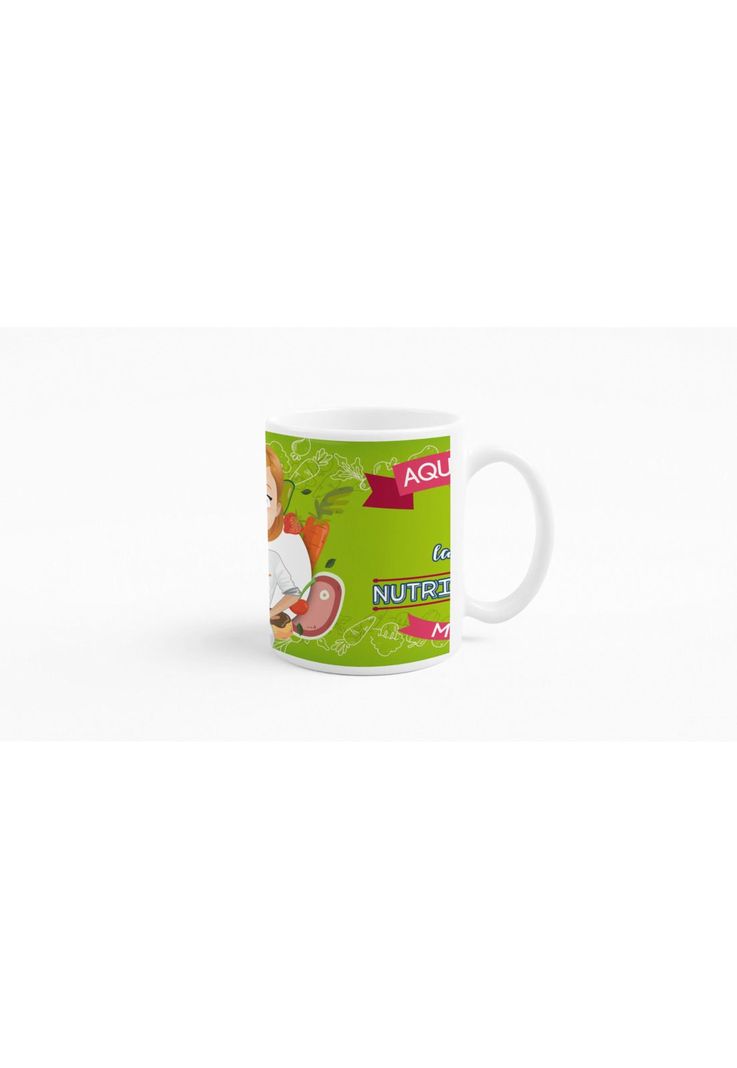 Tazones tazas blancas Para Nutricionista Personalizado-2