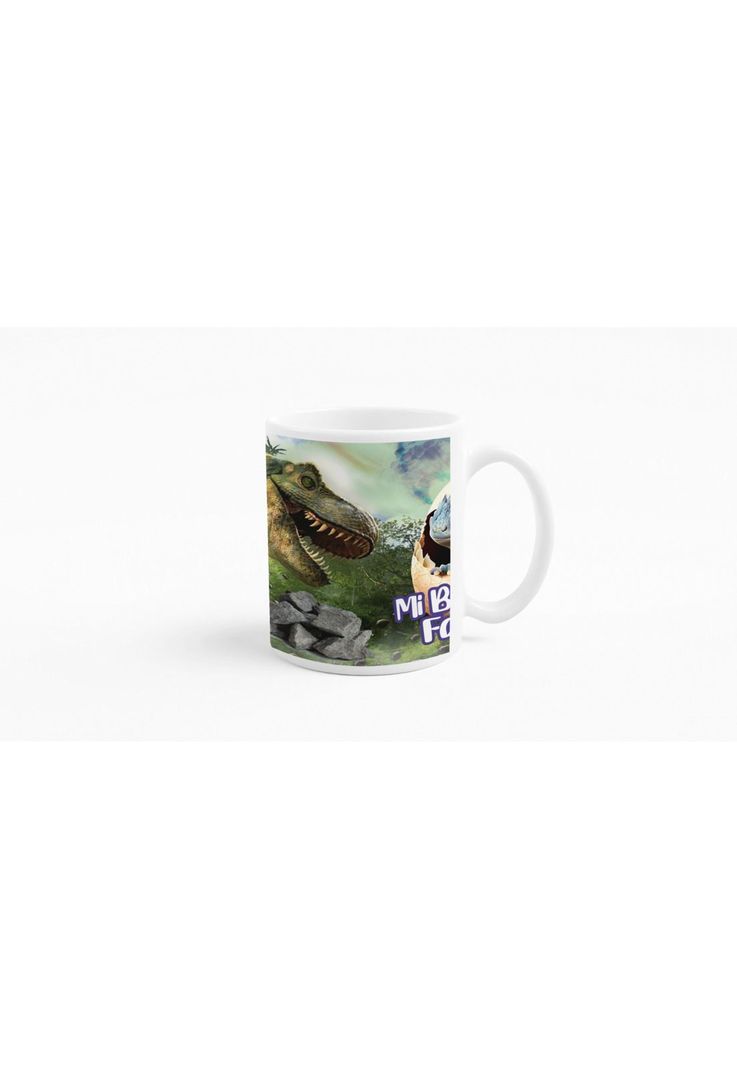Tazones tazas blancas Mi Bebesaurio Favorito-2