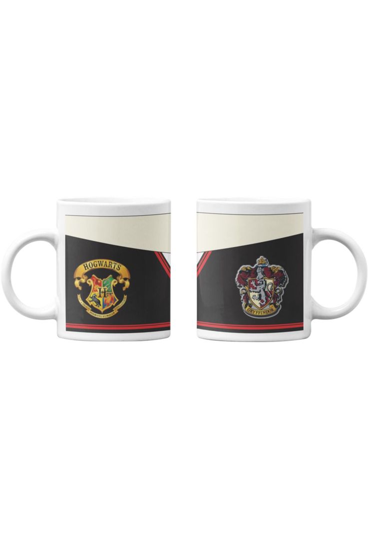 Tazones tazas blancas Casa Gryffindor - Harry Potter-0
