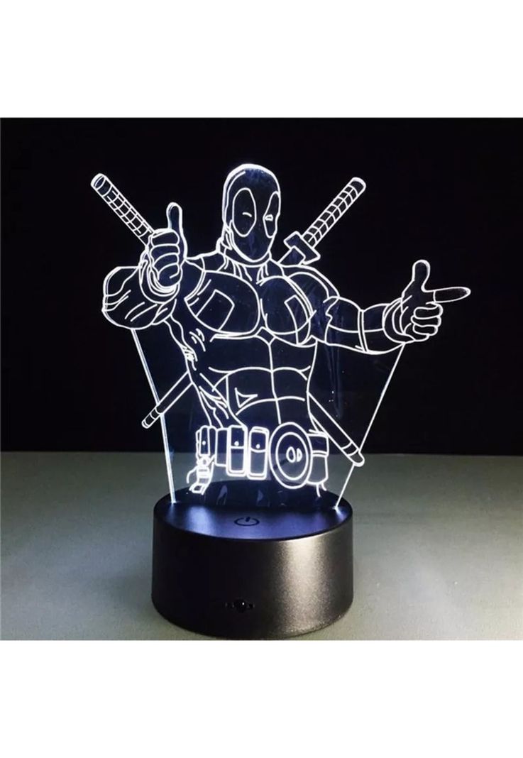 Lampara 3D Deadpool-3
