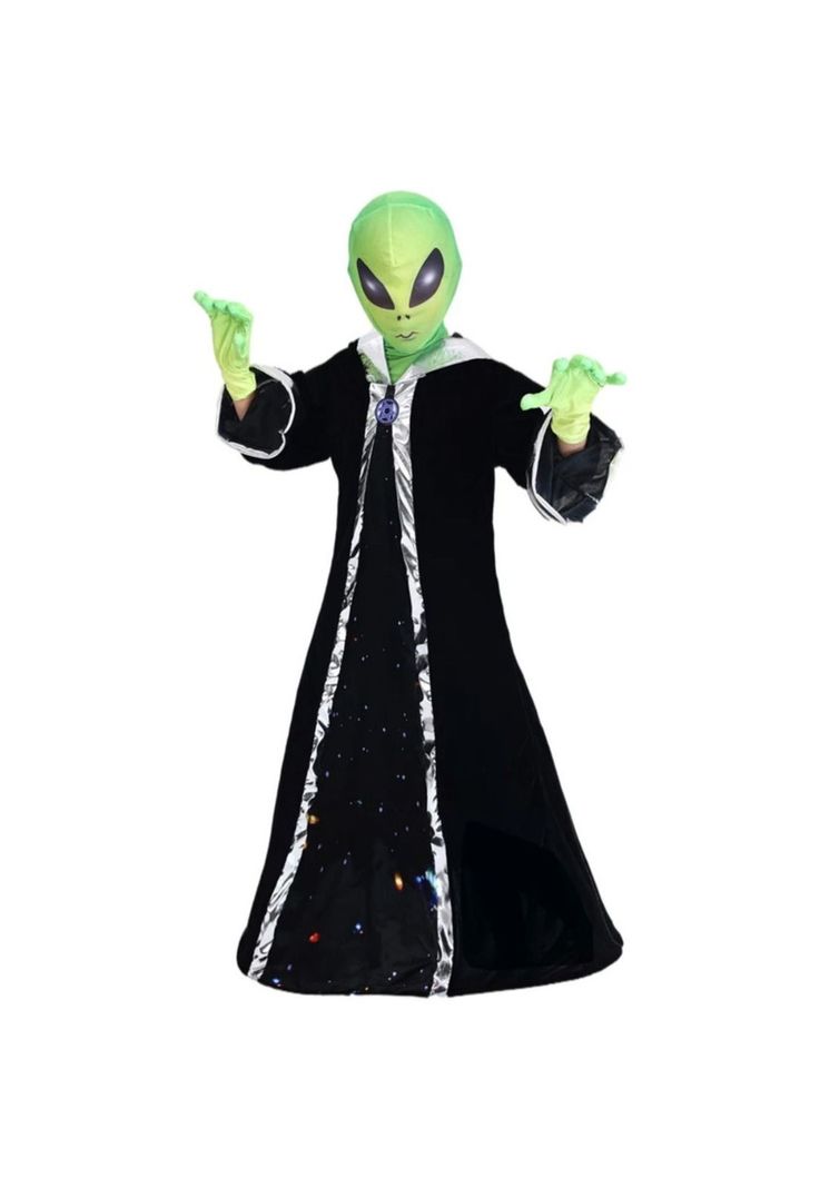 Disfraz De Extraterrestres Cosplay Stardy Verde-1