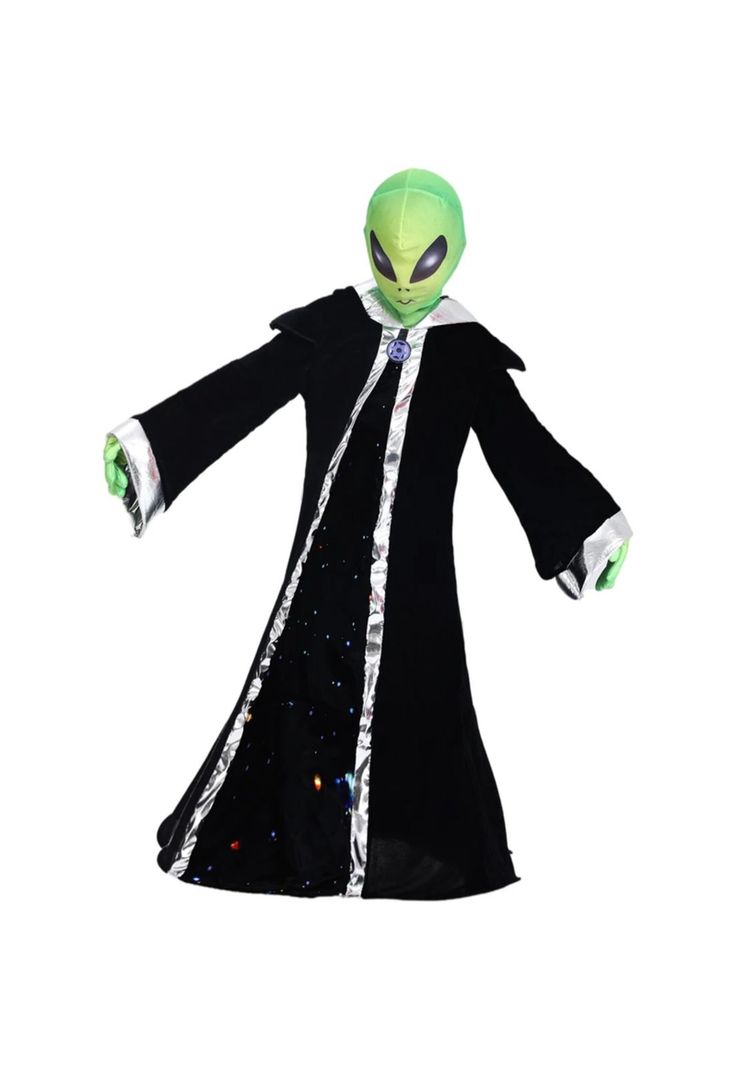 Disfraz De Extraterrestres Cosplay Stardy Verde-3