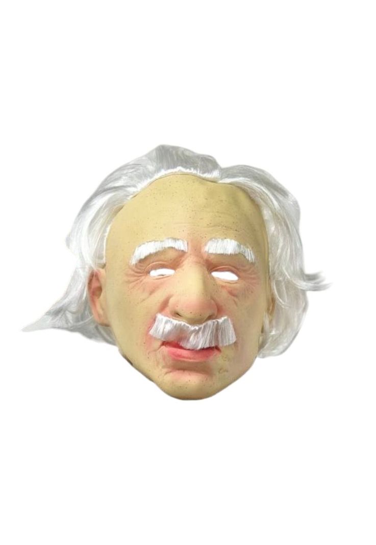 Mascara Albert Einstein Cosplay Disfraz Genio Fisico-4