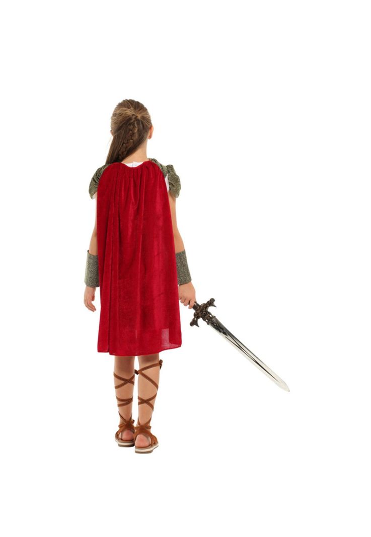Disfraz Cosplay Gladiadora Infantil para niñas -3