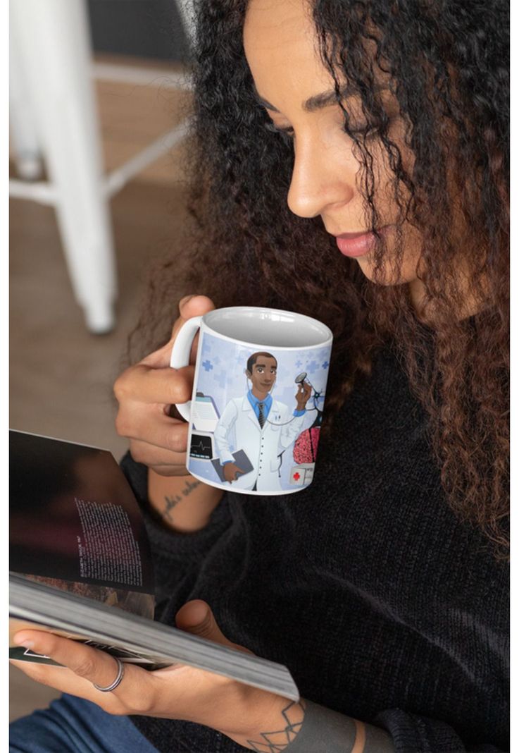 Tazones tazas blancas Para Neurologo Personalizado-1